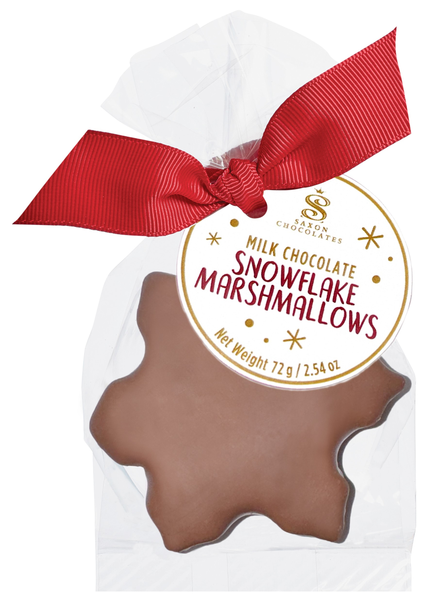 Milk Chocolate Snowflake Marshmallow Bag