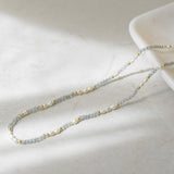 Mira Necklace | Gold/Labradorite
