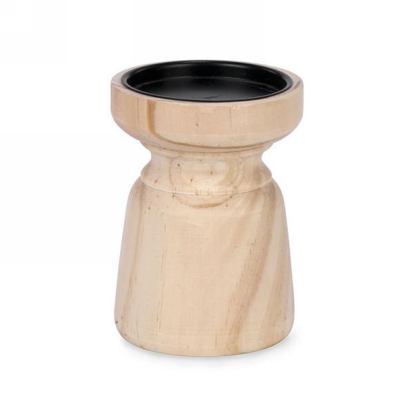Wood Candle Holder | Small