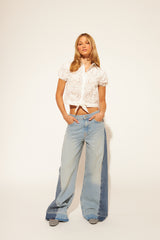 Niccolo Blouse | Western Eyelet