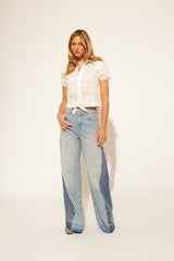 Niccolo Blouse | Western Eyelet