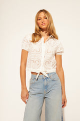 Niccolo Blouse | Western Eyelet