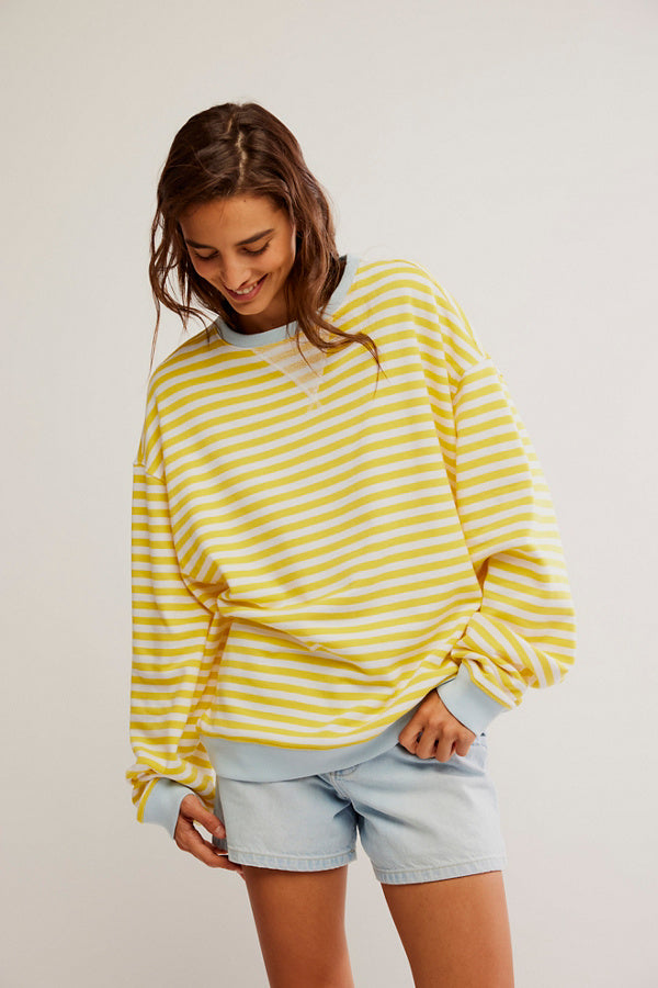 Classic Striped Crew | Dandelion