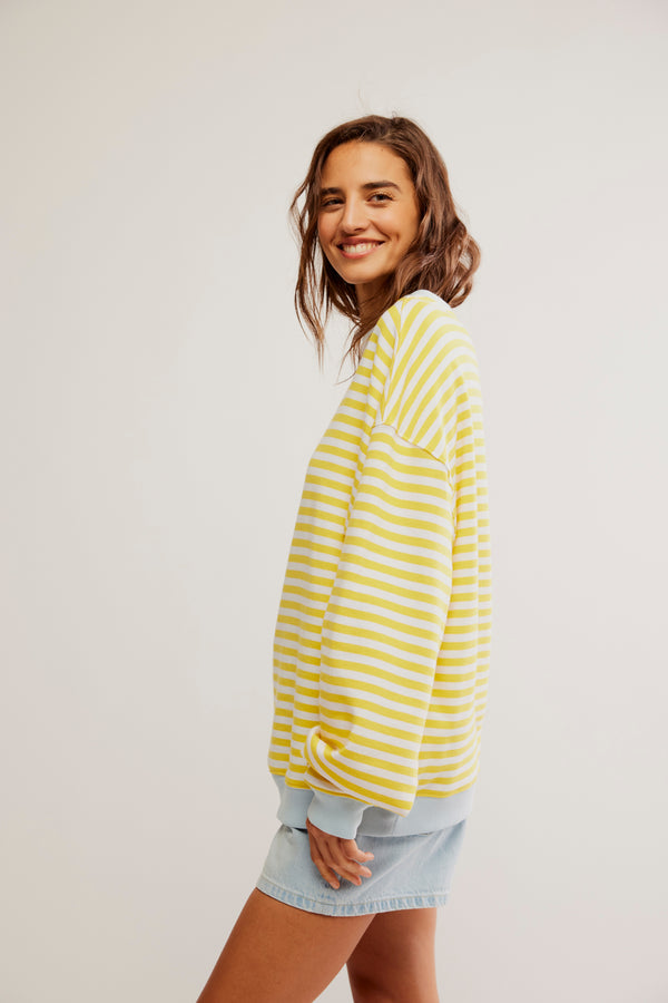 Classic Striped Crew | Dandelion