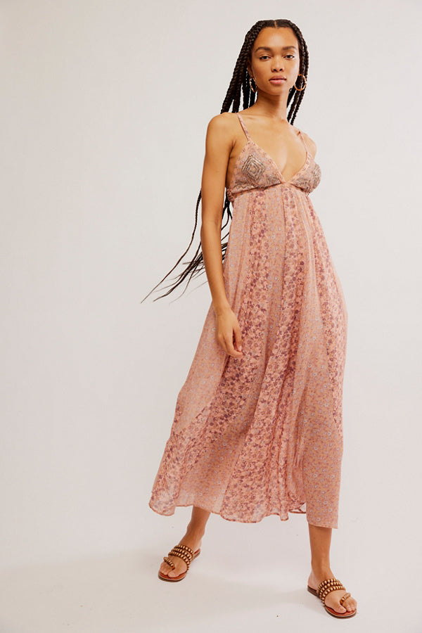 Forever Time Dress | Dusty Pink Combo