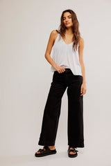 Benji Wide Leg Jean | Thea Black