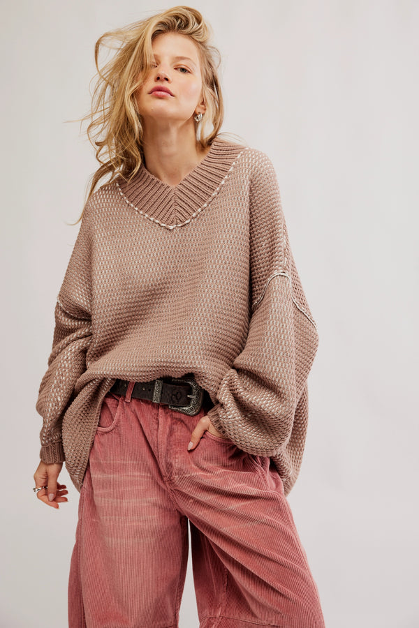 Maisie Sweater | Stucco Combo