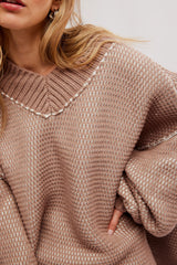 Maisie Sweater | Stucco Combo