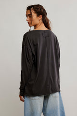 Nina Long Sleeve Tee | Black