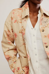 Avery Denim Jacket | Exploded Floral