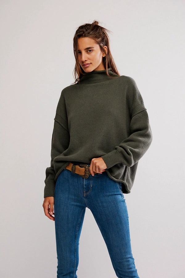 Torres Rollneck Top | Army