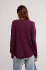 Latte Blues Top | Chocolate Grape