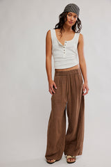 Days End Linen Pant | Double Espresso