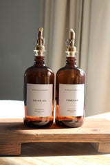 Amber Glass Bottle | Olive Oil