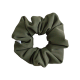 Barbays Scrunchie | Olive Tricot