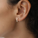 Opal Kiss Hoops | Gold Opalite