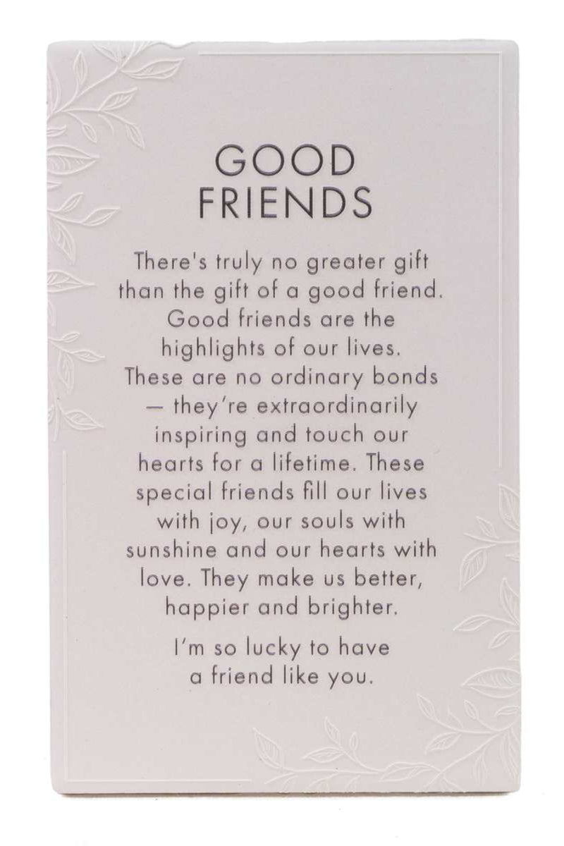 Ceramic Plaque | Good Friends