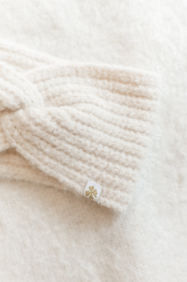 Knotted Headband | Beige