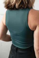 Roxie Sleeveless Bodysuit | Trekking Green