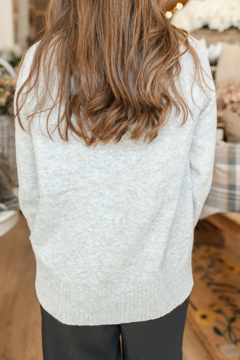 Anthousa Pullover | Dove Grey