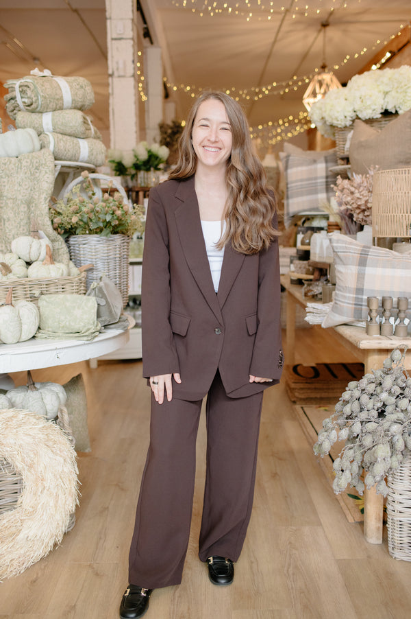 Blinda Blazer | Espresso