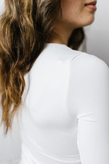 Sofie Long Sleeve Top | White