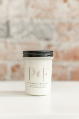Pink Grapefruit & Rosemary 8oz Soy Candle
