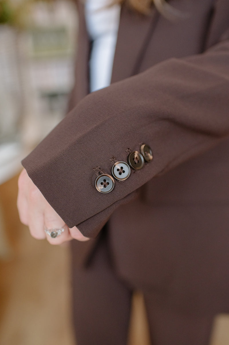 Blinda Blazer | Espresso