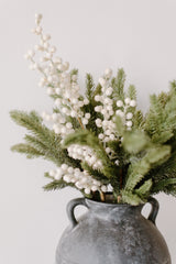 Cream Sugared Berry Spray | 25.5"