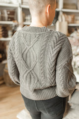 Iggy Cardigan | Bark Melange - FINAL SALE