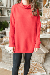 Nancy Ottoman Sweater | Poppy Red