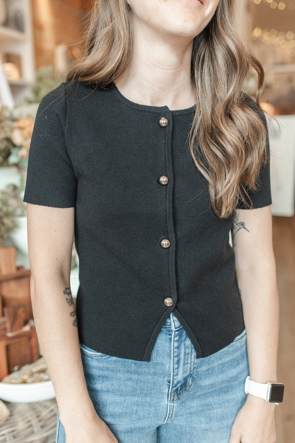 Siham Cardigan | Black