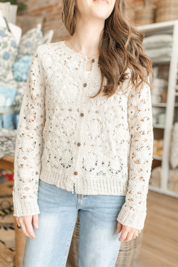 Jiny Cardigan | Parchment