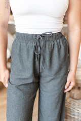 Pauleena Pants | Dark Grey Twist