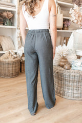 Pauleena Pants | Dark Grey Twist