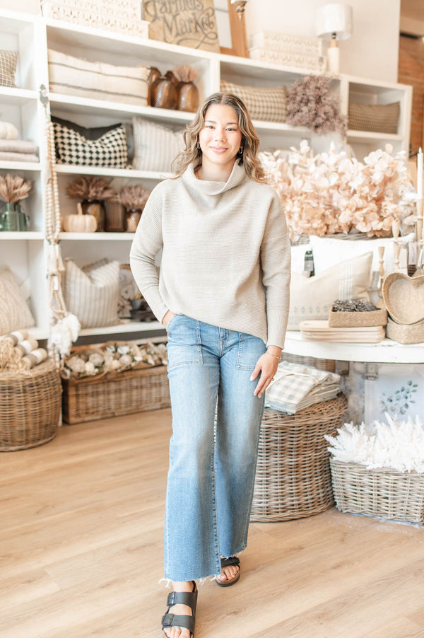 Nancy Ottoman Sweater | Cuban Sand