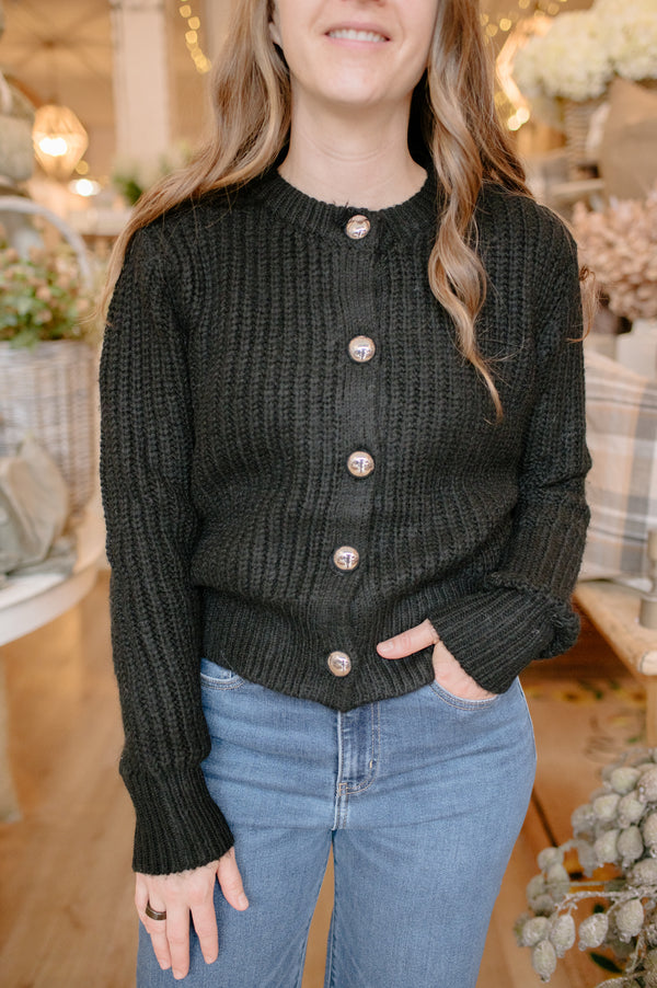 Letrice Cardigan | Black