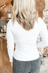 Briva Rib Top | White
