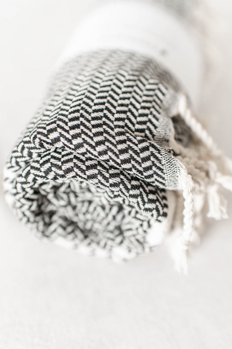 Hasir Turkish Towel | Carbon