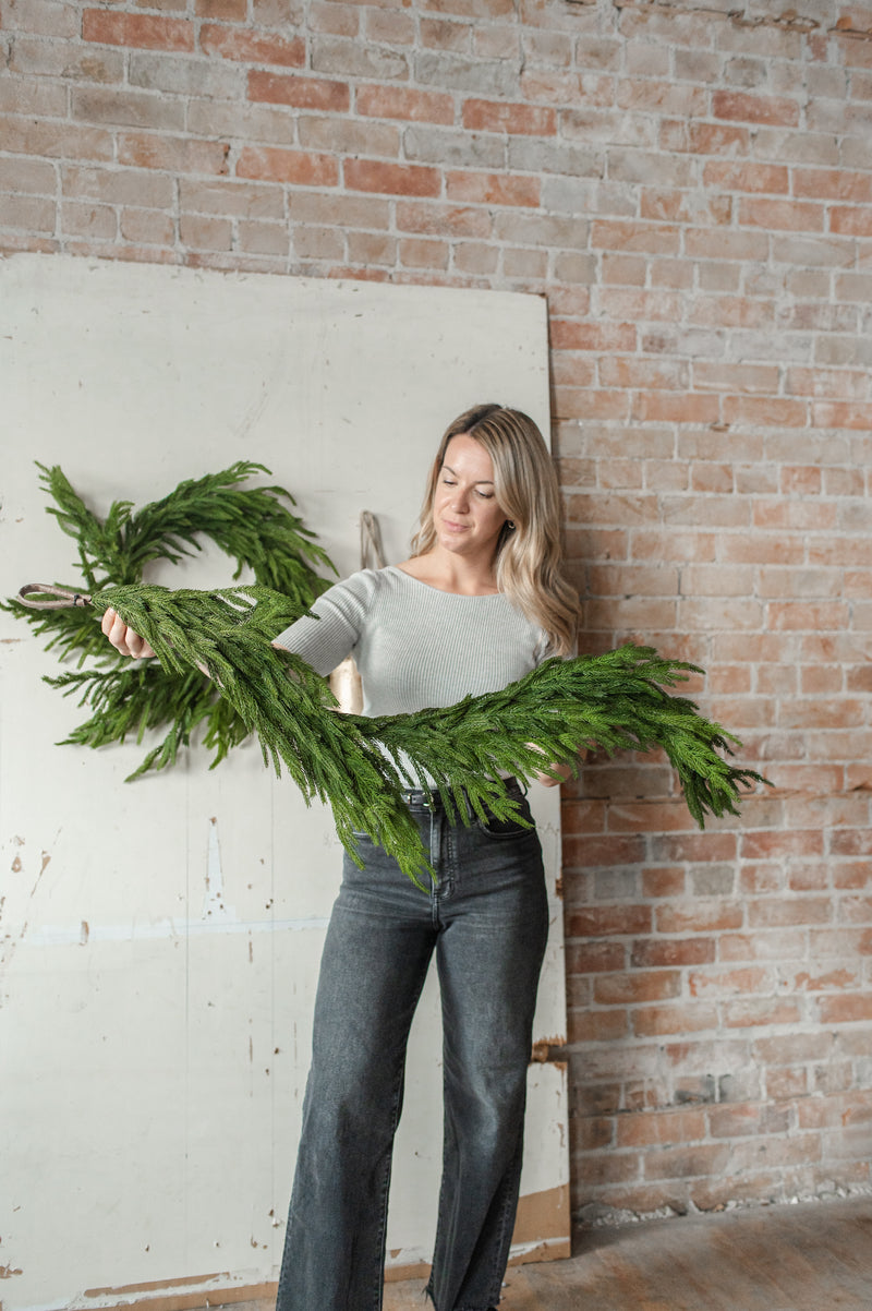 Fresh Touch Norfolk Pine Garland | 52"