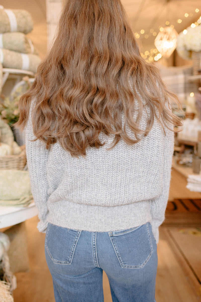Letrice Cardigan | Silver Grey