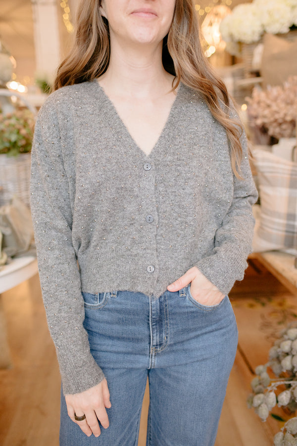 Tesni Cardigan | Grey Duckling