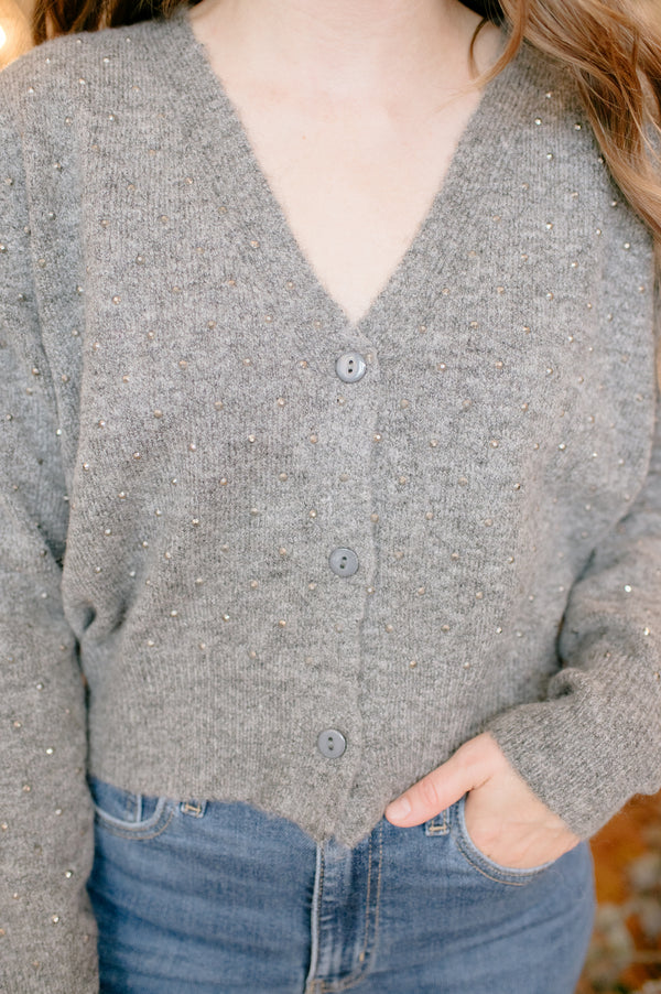 Tesni Cardigan | Grey Duckling