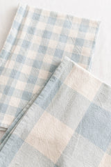 Gingham Check Tea Towels Set of 2 | Sky Blue