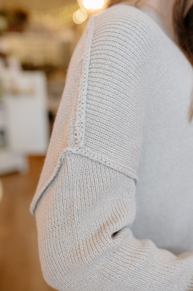 Sumire Cardigan | Sanded Stone