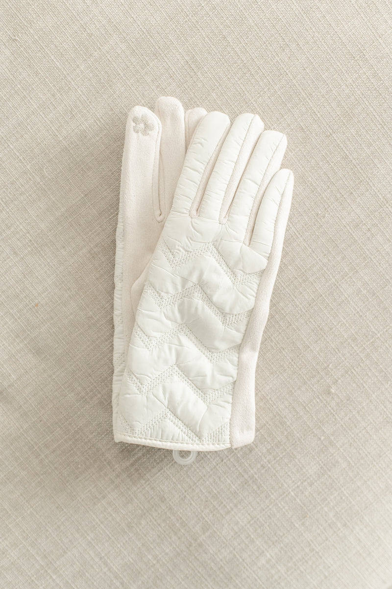 Texting Gloves | White