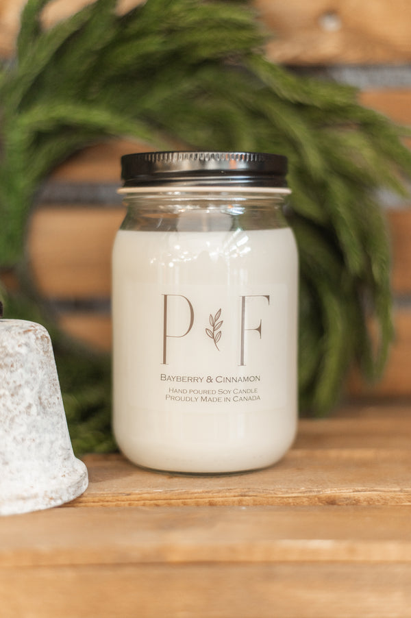 Bayberry & Cinnamon 16oz Soy Candle