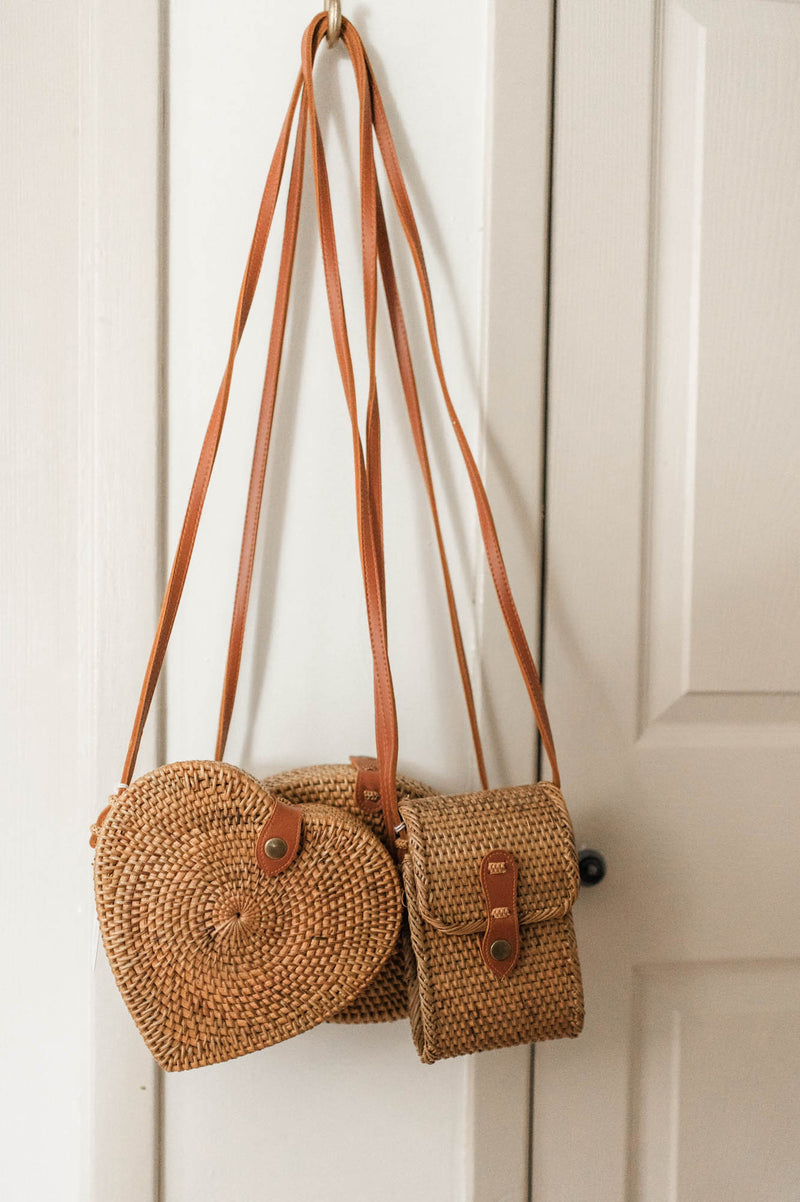 Bali Bag | Oval Caramel