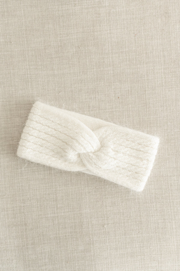 Twist Headband | White