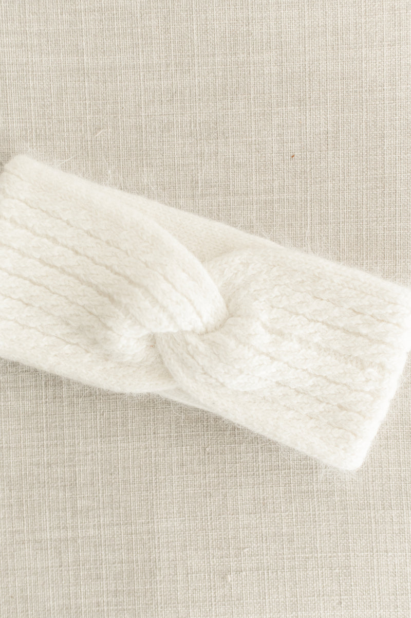 Twist Headband | White